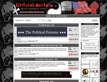 Tablet Screenshot of criticalacclaim.info